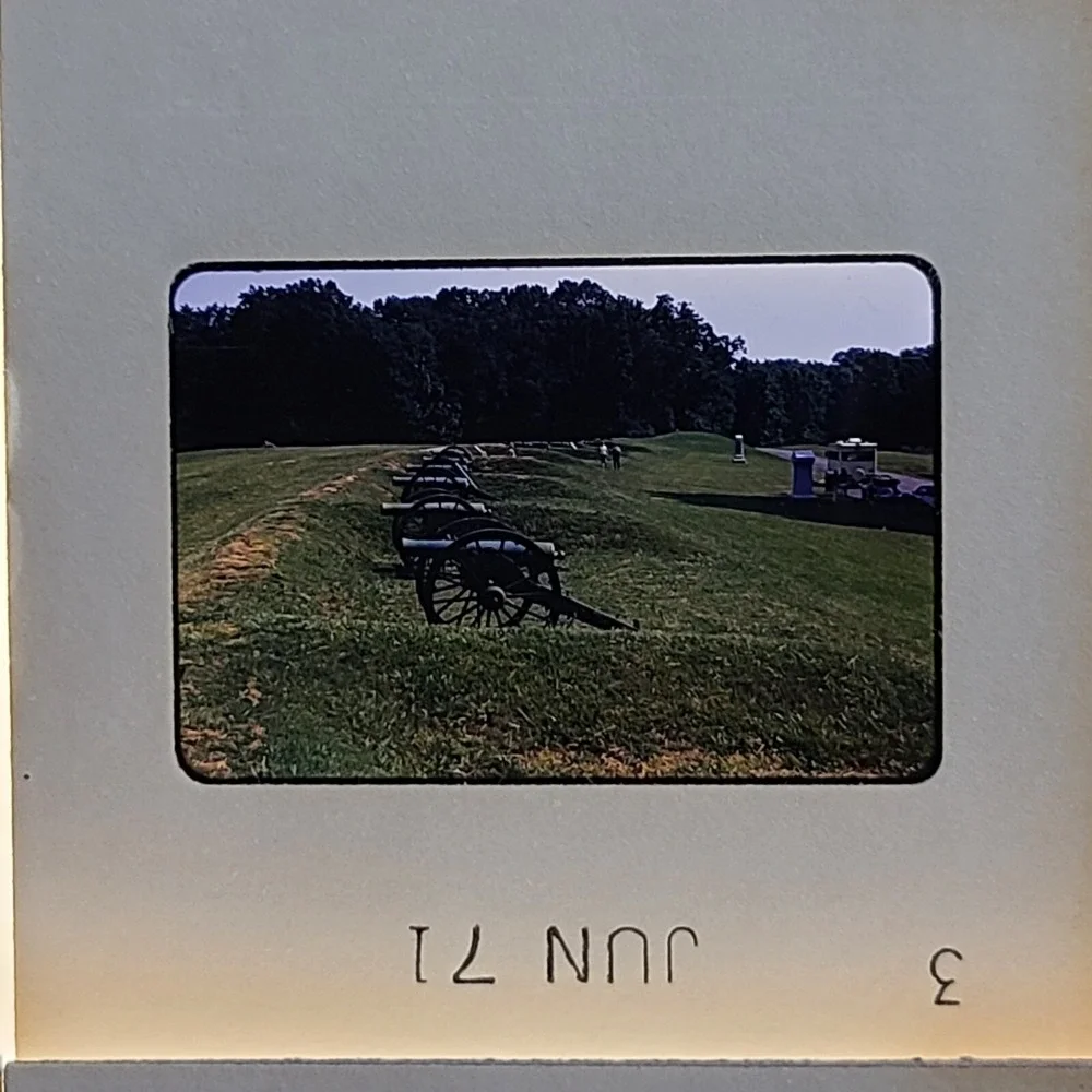 Lot of 30 Slides Civil War Battlefields Tourist Scenery Photos‎ 1971